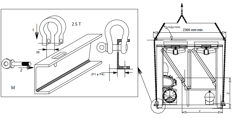 30GX 082-162 Lifting Instructions Step 1