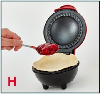 USING YOUR DEVICE - Step 8 - Add desired fillings