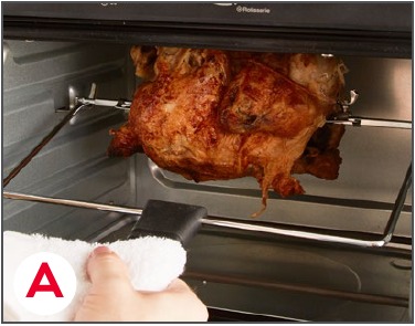 REMOVING THE ROTISSERIE - Step 1