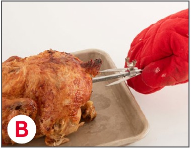 REMOVING THE ROTISSERIE - Step 2