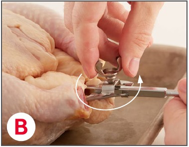 SETTING UP THE ROTISSERIE - Step 2