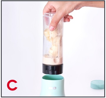 MIGHTY MINI BLENDERIN K&Auml;YTT&Ouml; - Vaihe 3