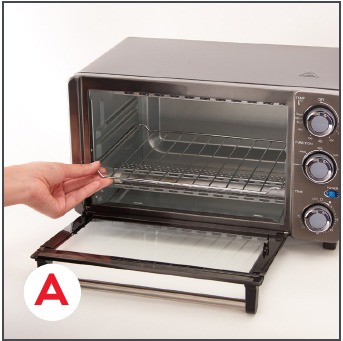 GENEL TALİMATLAR - Adım 1 - Pişirme rafını yerleştirin