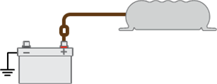 Connecting the BROWN cable