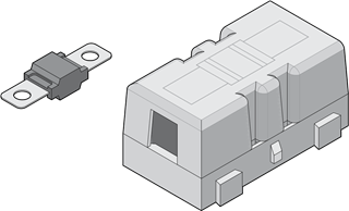  MIDI style bolt-down fuse
