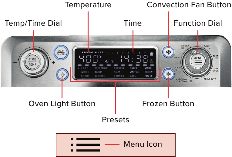 DISPLAY AND CONTROL PANEL