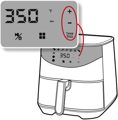 Using Your Device - Step 4 - Adjusting temperature