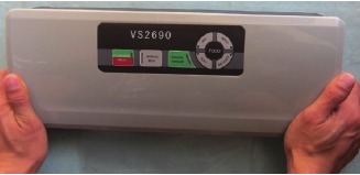 VAKUUMINIS PAKAVIMAS SU MAI&Scaron;ELIU - 1 žingsnis