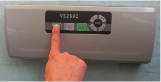 VAKUUMINIS PAKAVIMAS SU MAI&Scaron;ELIU - 3 žingsnis