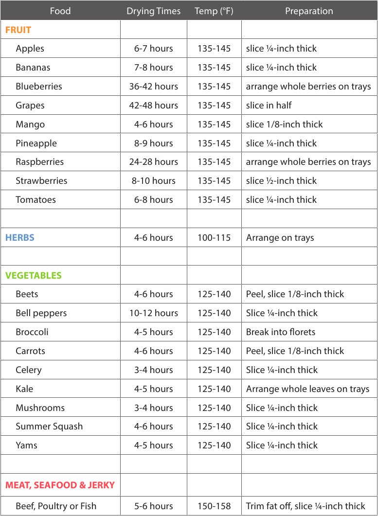 MAISTO DEHIDRATAVIMO VADOVAS