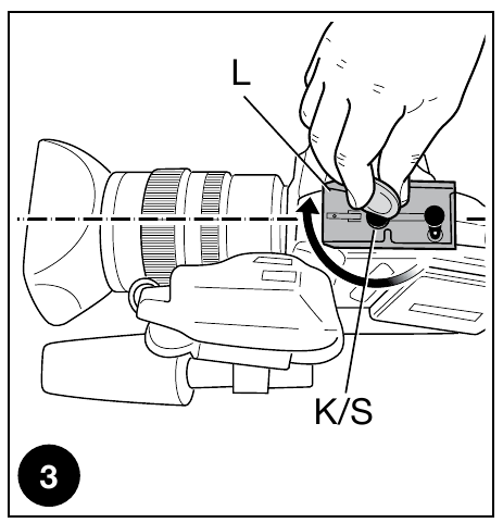 ASSEMBLING CAMCORDER ON PLATE 