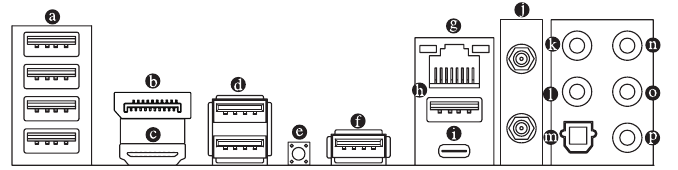 Konektor Panel Belakang