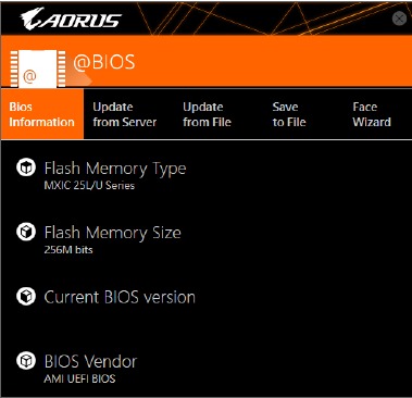 &Icirc;nainte de a &icirc;ncepe actualizarea BIOS-ului cu @BIOS