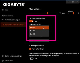 Activarea amplificatorului inteligent pentru căști - Pasul 1