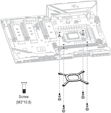 Instalarea kit-ului de răcire cu apă - Pasul 3