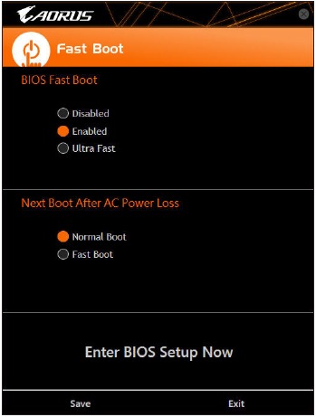 Interfața Fast Boot