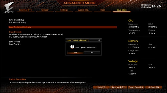 Actualizarea BIOS-ului - Pasul 2