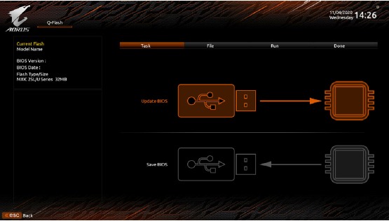 Actualizarea BIOS-ului - Pasul 1