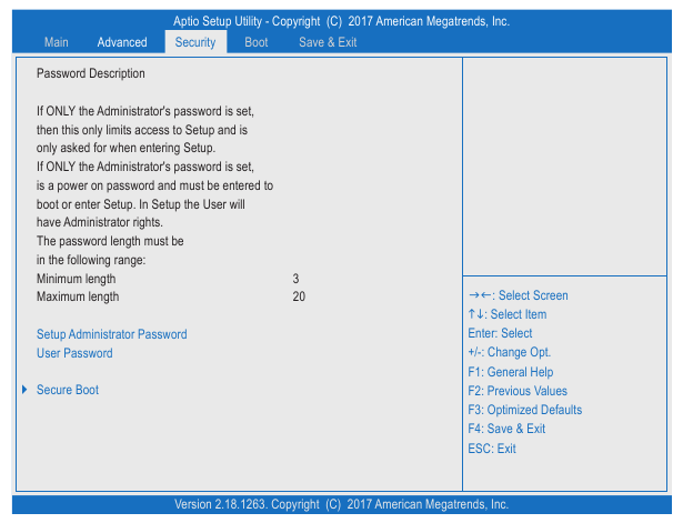 Configura&ccedil;&otilde;es de seguran&ccedil;a