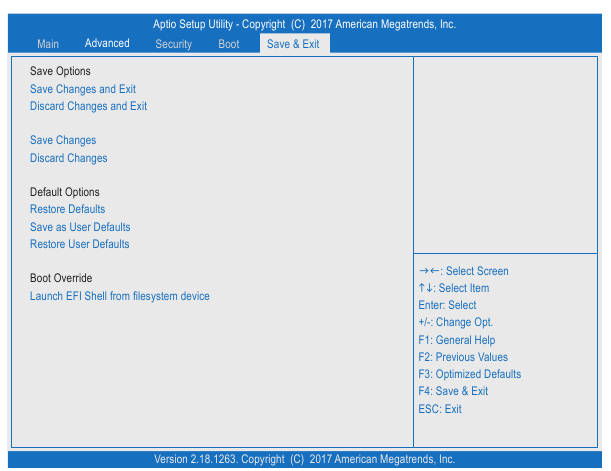 Op&ccedil;&otilde;es para salvar e sair