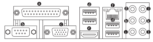 Conectores do painel traseiro