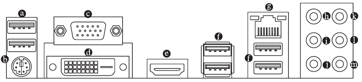 Orqa panel ulagichlari