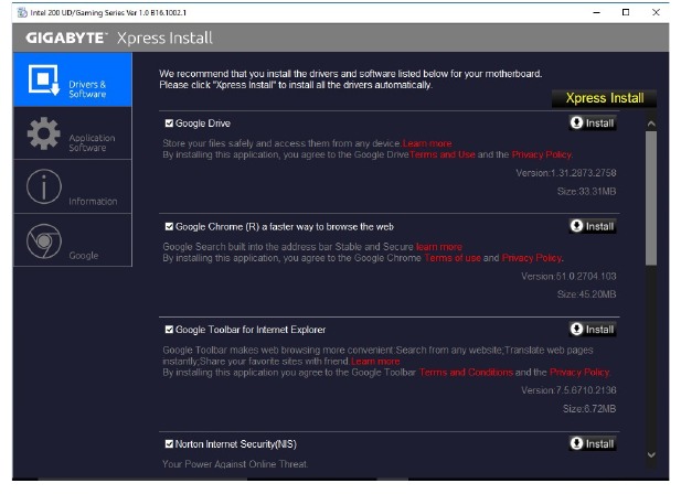 Drayverlarni o&lsquo;rnatish