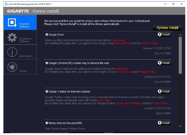 Drivers Installation
