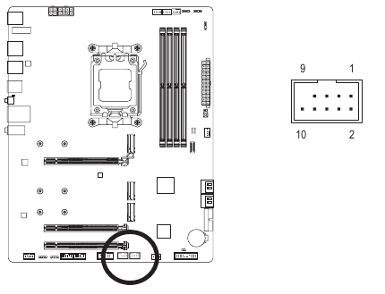 F_USB1/F_USB2 (Conectores USB 2.0/1.1)