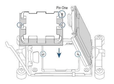 Instalando a CPU - Passo 2