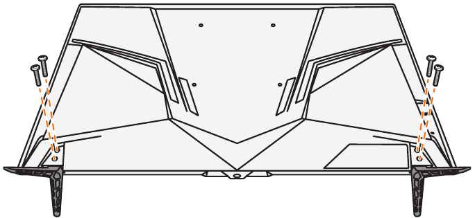 Instalarea bazei monitorului - Pasul 2