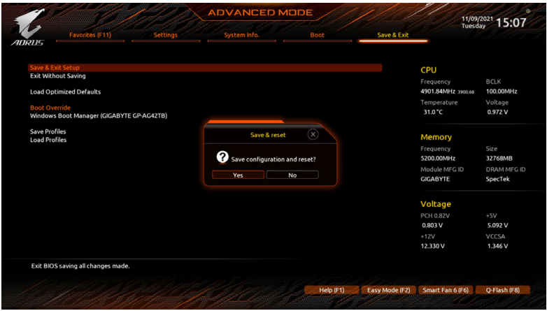 &Rho;ύ&theta;&mu;&iota;&sigma;&eta; BIOS - &Alpha;&pi;&omicron;&theta;ή&kappa;&epsilon;&upsilon;&sigma;&eta; &tau;&omega;&nu; &rho;&upsilon;&theta;&mu;ί&sigma;&epsilon;&omega;&nu; &tau;&omicron;&upsilon; BIOS &kappa;&alpha;&iota; έ&xi;&omicron;&delta;&omicron;&sigmaf;