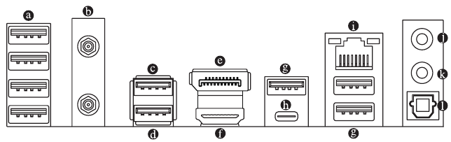 Konektory na zadn&iacute;m panelu
