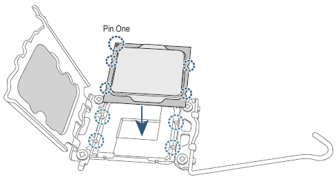 Instalace CPU - Krok 2