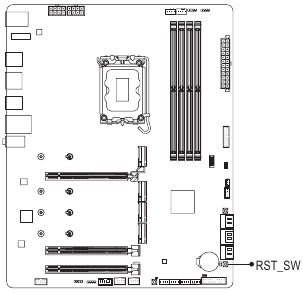 RST SW (tlač&iacute;tko Reset)