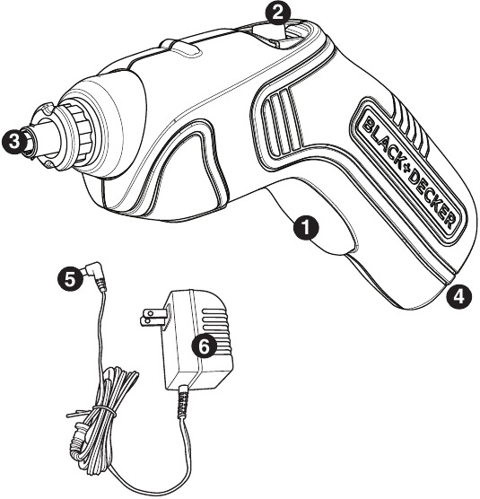 Manual del Atornillador de Iones de Litio Black & Decker BDCS20 ...