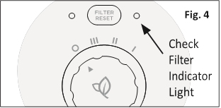 Elektron filtrni tekshirishni QAYTA O'RNATISH uchun