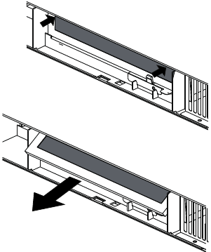 &Icirc;nlocuirea filtrului de cărbune - Pasul 2