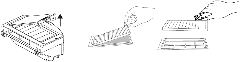 Rengj&oslash;ring av st&oslash;vbeholderen og filtrene - Trinn 2