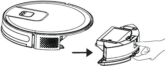 Rengj&oslash;ring av st&oslash;vbeholderen og filtrene - Trinn 1
