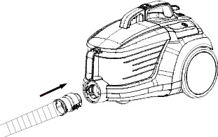 Usage - Attaching/removing the hose