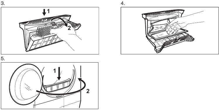 MEMBERSIHKAN FILTER - Langkah 2