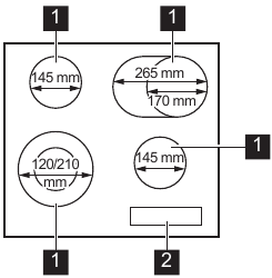 ӨНІМ СИПАТТАМАСЫ - Пісіру бетінің орналасуы