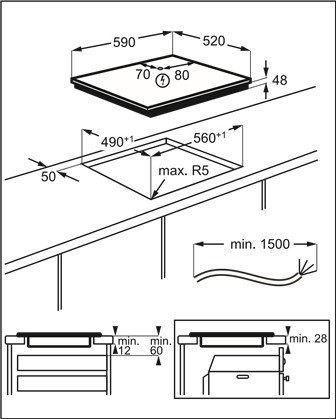 Combinație cu cuptor standard