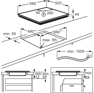 Combinație cu cuptor standard