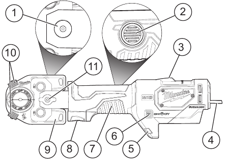Manualul cleștelui hidraulic Milwaukee FORCE LOGIC M18 2679-20 - 600 ...