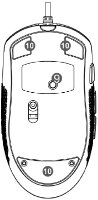 Redragon M719 INVADER Wired Ergonomic Optical Programmable Gaming Mouse ...