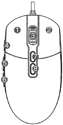 Redragon M719 INVADER Wired Ergonomic Optical Programmable Gaming Mouse ...