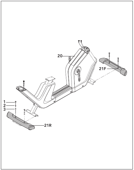 MONTAGEM - PASSO 1 - FIXANDO OS ESTABILIZADORES