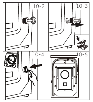 Demonter transportboltene